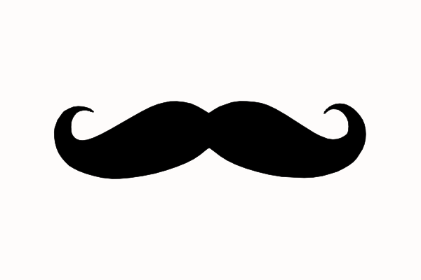 mustache clip art free download - photo #49