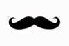 Moustache Black Brand Clip Art