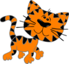 Cat Walking Clip Art