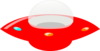 Red Ufo Clip Art