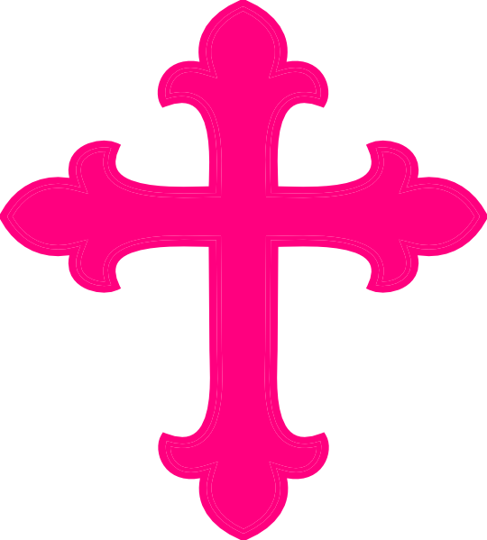 free pink cross clip art - photo #5