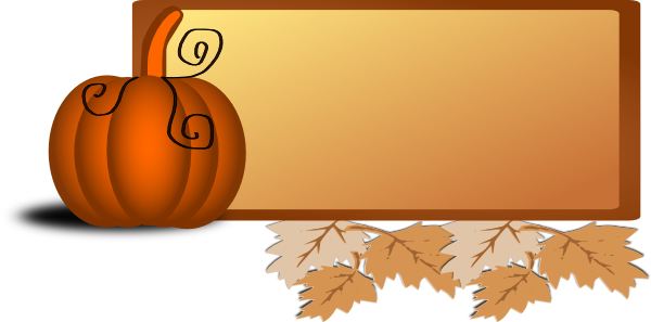 clip art free pumpkins and leaves - photo #12