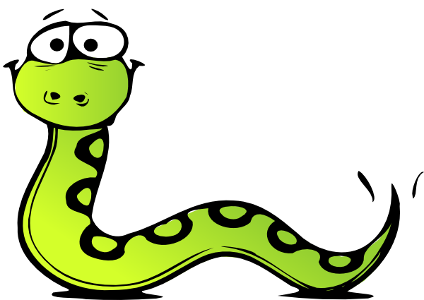 free cartoon snake clipart - photo #6