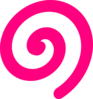 Spiral Pink Clip Art