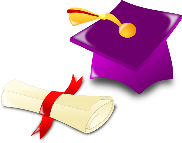 purple graduation cap clip art free - photo #20