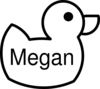 Megan Duck Clip Art
