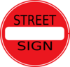 Street Sign Clip Art