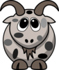 Mottled Goat Clip Art