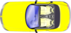 Yellow Sports Car Clip Art