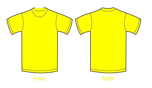 yellow shirt clip art - photo #12