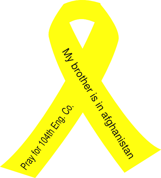 clip art yellow ribbon - photo #12