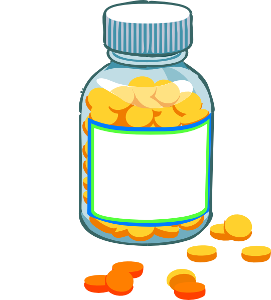 Blank Pill Bottle Clip Art at Clker.com - vector clip art online