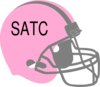 Pink Football Helmet Clip Art