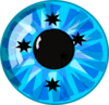 Stars Eyes Representing The Sky And The Univerese All Around. Clip Art