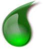 Green Drop Clip Art