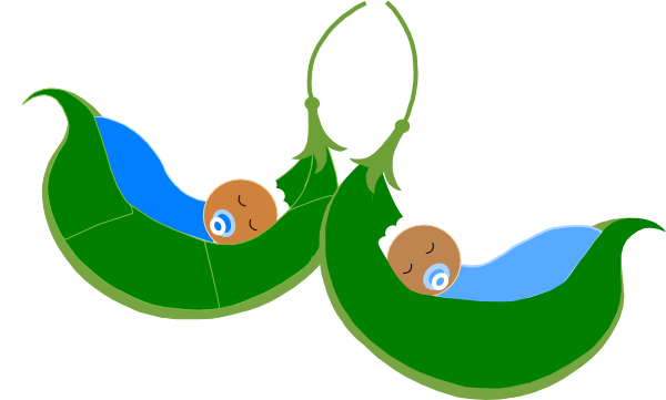 free twin baby boy clipart - photo #27