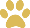 Yellow Paw Clip Art