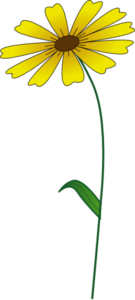 yellow flower clip art - photo #32