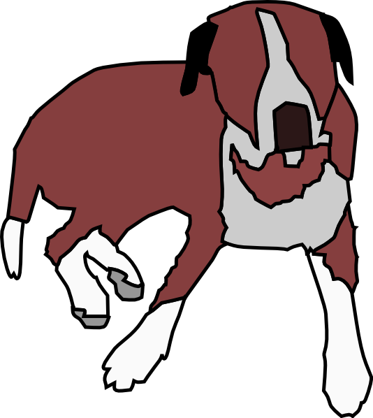 downward dog clipart - photo #37