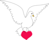 Peace Dove Clip Art