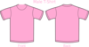 Pink T-shirt Clip Art