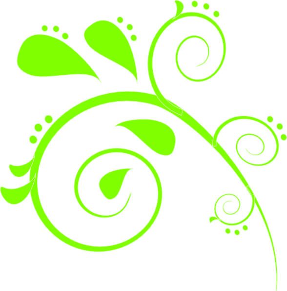 clipart green swirls - photo #46