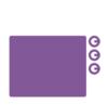 White Purple Tv Clip Art