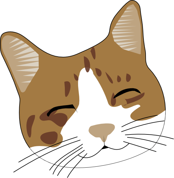 happy cat clipart - photo #1