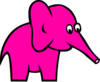 First Pink Elephant Clip Art