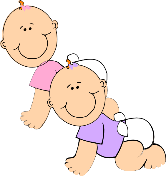 baby twins clipart - photo #4