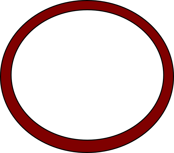 red circle outline transparent