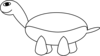 Cartoon Turtle Outline Clip Art