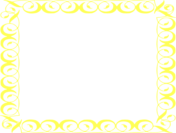 yellow frame clipart - photo #8
