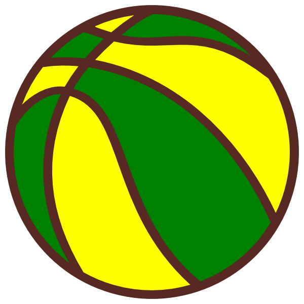 clipart of a basketball - photo #37