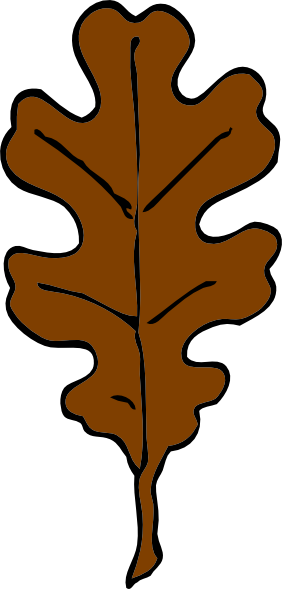 brown leaf clip art - photo #5