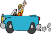 Driving Image Clip Art