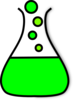Beaker Green Bubble Prezi 2 Clip Art