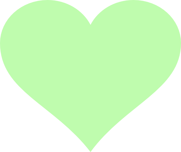 clipart green heart - photo #24