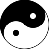 Yin Yang 45 Clip Art