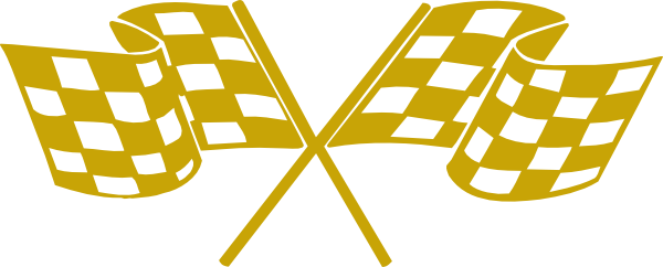 Gold Racing Flag 