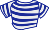 Blue Striped Shirt Clip Art