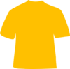 Gold Shirt Clip Art