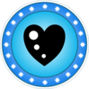 Blue Decorative Heart Clip Art