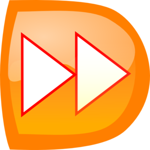 Rewind Orange Clip Art