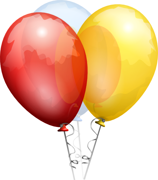 clip art balloons birthday - photo #26