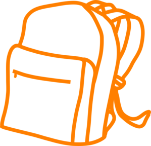 Bag Pac Orange Clip Art
