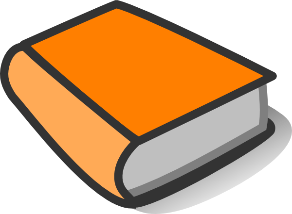 Orange Book Reading Clip Art at Clker.com - vector clip art online, royalty  free & public domain