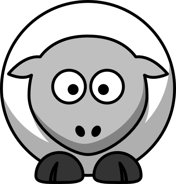 clipart cartoon sheep - photo #48