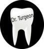 Turgeon Tooth Name Tag Clip Art