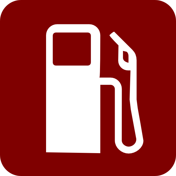 gas pump clip art. Gas Pump Clip Art - Red/white